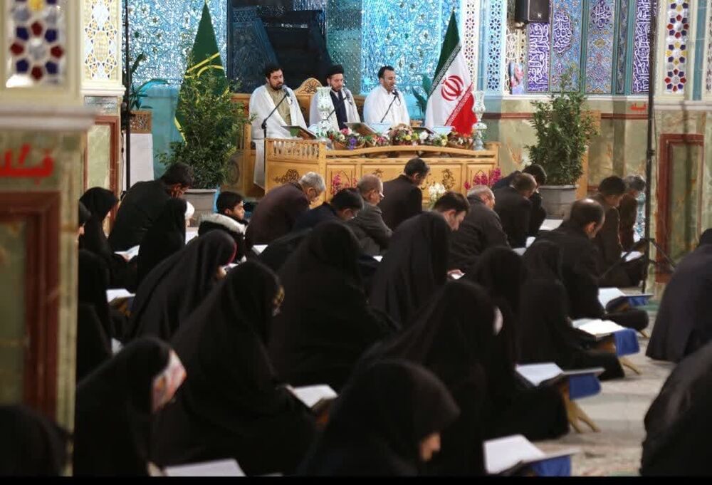 آیین جزء خوانی حرم محمدهلال بن علی(ع) از نوادر ترتیل خوانی در کشور است