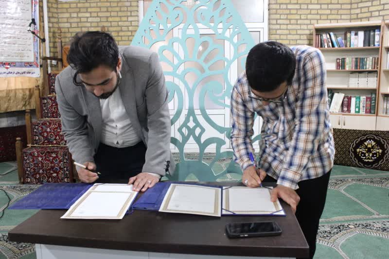 امضای میثاقنامه میان کانونهای مساجد استان قزوین