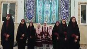 سرود دختران نغمه سپیدار در برنامه شبستان