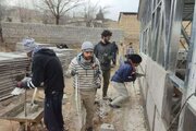 نوروز گذرانی ۱۵۰ نفر از گروه های جهادی در مدارس گلستان