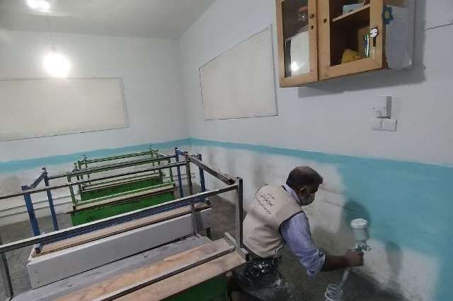 نوروز گذرانی ۱۵۰ نفر از گروه های جهادی در مدارس گلستان