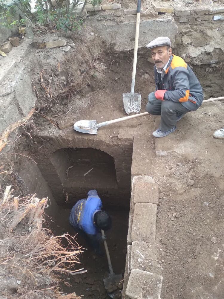 کشف آب انبار تاریخی دوران قاجاریه در تربت حیدریه