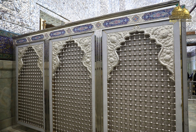 نصب پارتیشنهای جدید در حرم کاظمین+عکس