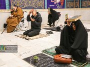 مراسم احیا شب نوزدهم ماه رمضان در امامزاده سیدعباس(ع) بجنورد