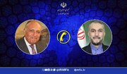 رایزنی وزرای خارجه ایران و مصر درمورد راه‌های توسعه روابط دو کشور
