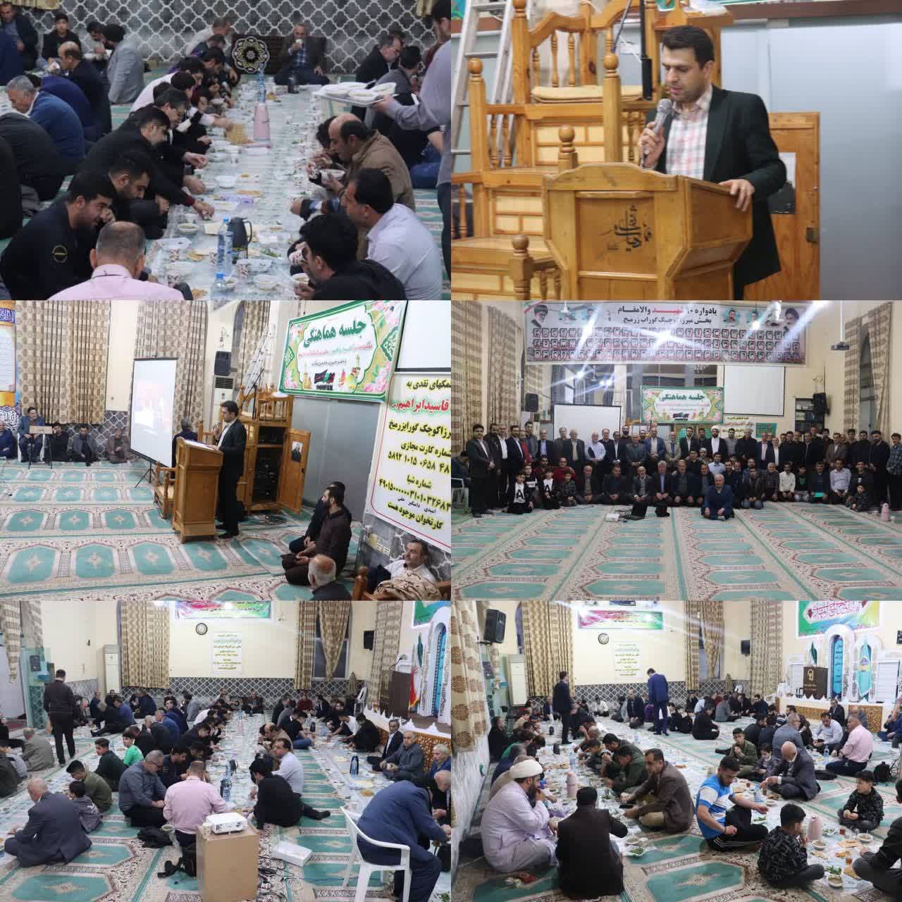 پخت نان صلواتی توسط موکب شهدای گمنام رودسر