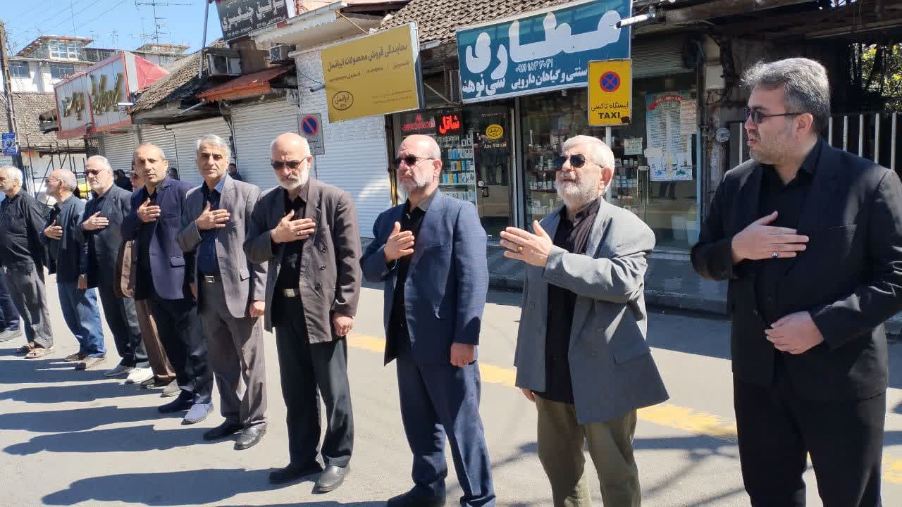 مراسم عزاداری خیابانی شهادت امام علی(ع) در آستارا و لوندویل برگزار شد