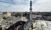 طنین اذان از مساجد تخریب شده غزه
