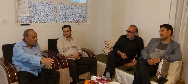 عیادت و تکریم ذاکر پیشکسوت و پیرغلام اباعبدالله الحسین (ع) حاج احمد علی پناهی