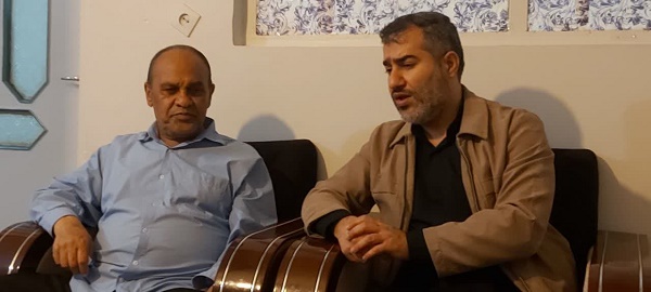 عیادت و تکریم ذاکر پیشکسوت و پیرغلام اباعبدالله الحسین (ع) حاج احمد علی پناهی