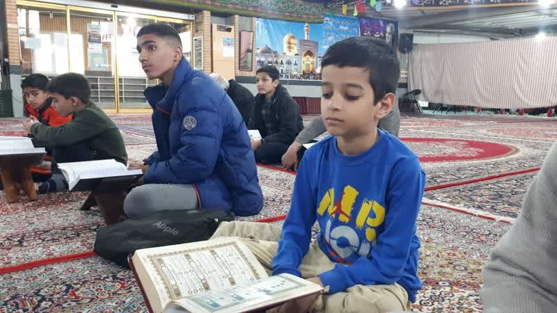 شکوفههای امید زیر سایه قرآن در مسجد حضرت ولی عصر(عج) بیرجند