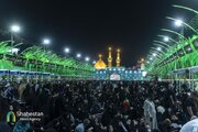 احیای هزاران زائر در شب بیست و  سوم ماه رمضان در حرم حضرت عباس(ع)