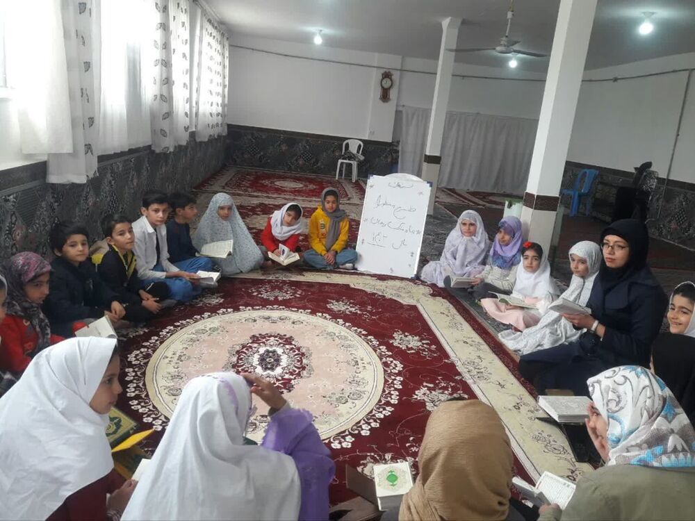 حضور پرشور بچههای مسجدی در شبهای قدر