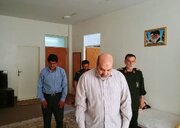 وداع خانواده با پیکر پاک شهید سردار زاهدی