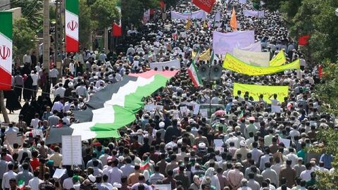 تدارک مفصل بچه‌های مسجد برای روز قدس