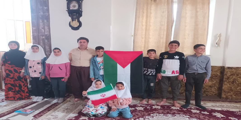 همبستگی بچه‌های مسجدی آذربایجان غربی با کودکان غزه