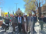 حضور گسترده مردم شهرکرد در راهپیمایی روز قدس