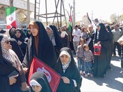 حضور گسترده مردم کرمانشاه در راهپیمایی روز قدس