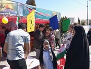 استقبال گسترده راهپیمایان از غرفه‌های ستاد کانون‌های مساجد استان مرکزی