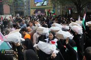 عکس | تشییع غنچه‌ها در راهپیمایی روز قدس مشهد