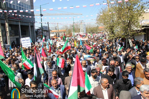 فیلم/حضور باشکوه مردم شهر یاسوج در راهپیمایی روز جهانی قدس