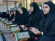 محفل انس با قرآن دانش‌آموزی در کرمان
