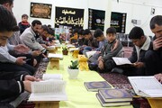 محفل انس با قرآن در روستای امین‌آباد زنجانرود