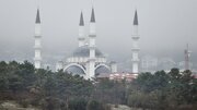 برای نخستین بار در روسیه؛ اقامه نماز عید فطر در مسجد جامع «جمعه»+ فیلم