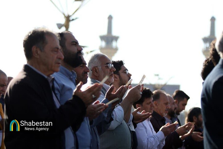 عید بندگی در حریم رضوان