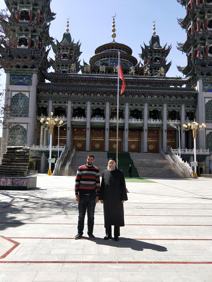 «کائوتان با»، یکی از زیباترین مساجد چین در فلات «یاقوت کبود»+عکس