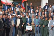 فرهنگیان کهگیلویه و بویراحمد در دفاع از حملات موشکی سپاه تجمع کردند
