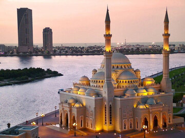 مسجدالنور، زیباترین مسجد شارجه در کشور امارات