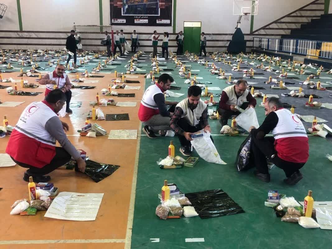 توزیع ۴۶میلیارد ریال کمک مومنانه به همت داوطلبان هلال احمر مازندران