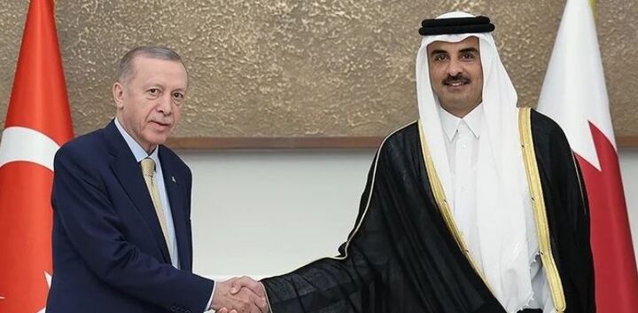 گفت وگوی تلفنی اردوغان و امیر قطر درباره تحولات منطقه‌ای و بین المللی