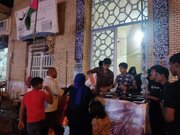 بچه مسجدی ها عملیات موفقیت آمیز وعده صادق را جشن گرفتند