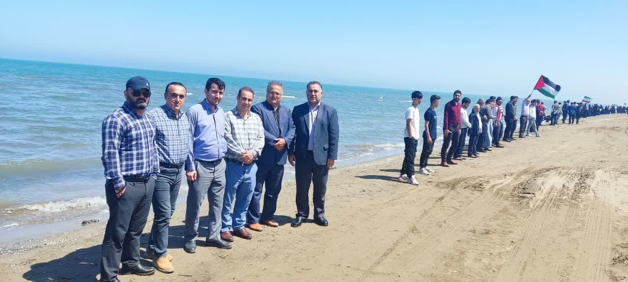 زنجیره حمایت مردم گلوگاه از وعده صادق سپاه