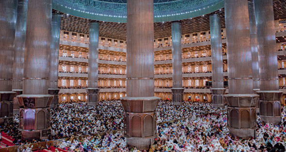 «استقلال» اندونزی، هشتمین مسجد بزرگ جهان+عکس