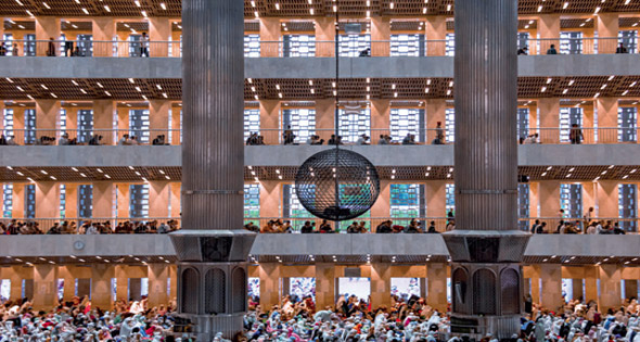 «استقلال» اندونزی، هشتمین مسجد بزرگ جهان+عکس