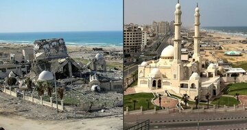 تخریب ۳۸۳ مسجد و کلیسا در نوار غزه توسط رژیم صهیونیستی