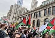 بزرگ‌ترین تظاهرات حمایت از فلسطین در شیکاگو برگزار می‌شود
