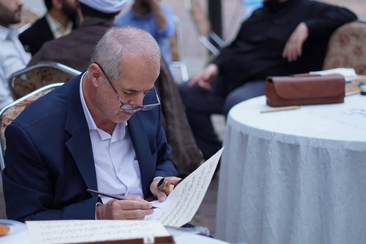 آیات قرآن در باب جهاد مشق شد