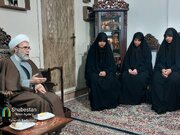 دیدار رئیس شورای هماهنگی تبلیغات اسلامی کشور با خانواده شهدای حادثه تروریستی کرمان