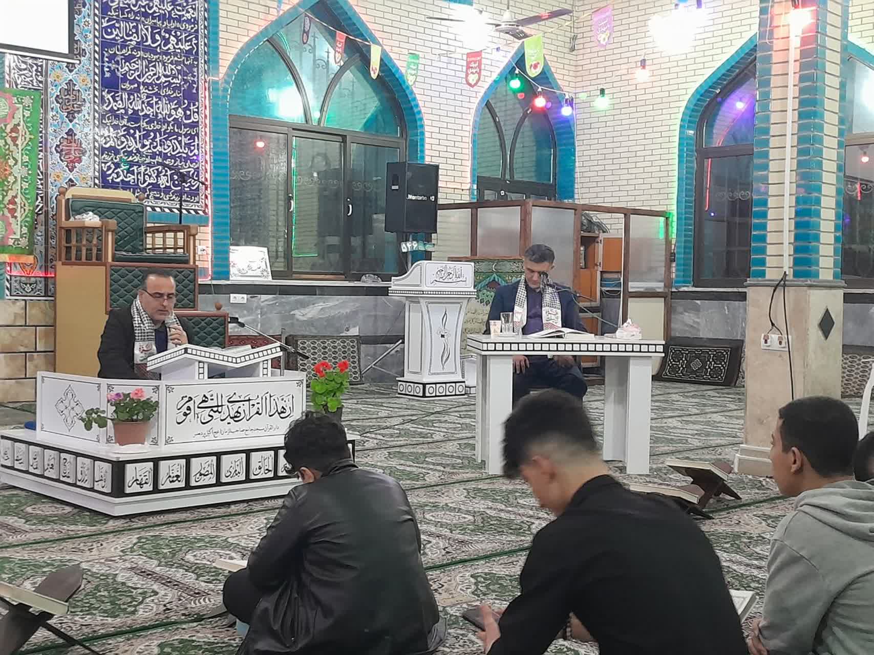 برگزاری محافل قرآنی در کانون المهدی سنگر