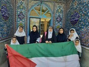 نصب پرچم فلسطین و تکریم آن از مسجد تا مدرسه