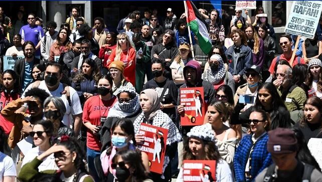 دانشگاه سانفرانسیسکو به معترضان حامی غزه پیوست