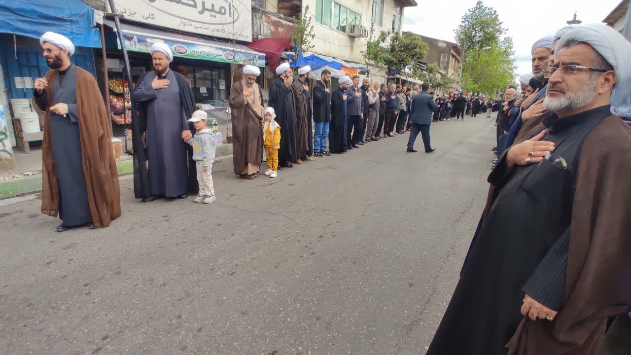 عزاداری سالروز شهادت امام جعفر صادق(ع) در آستانه اشرفیه