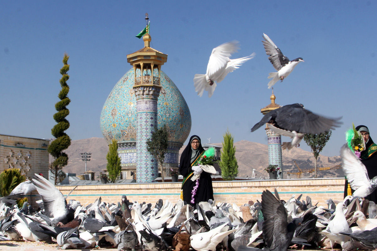 حرم «امین ولایت» میعادگاه عاشقان اهلبیت(ع) در دهه ولایت