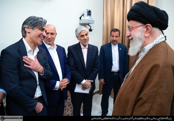 دیدار ملیپوشان فوتسال با مقام معظم رهبری