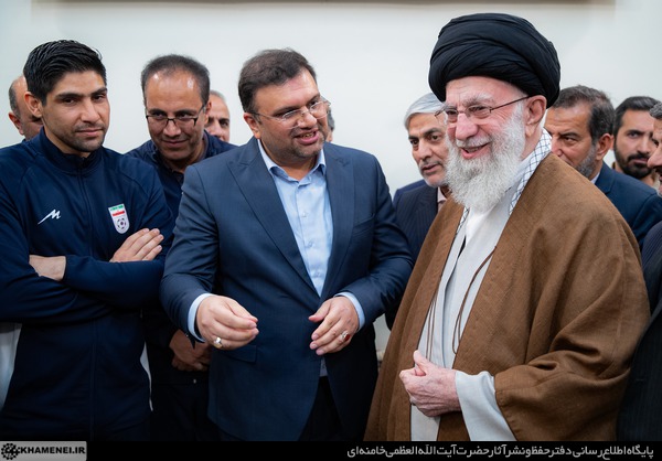 دیدار ملیپوشان فوتسال با مقام معظم رهبری