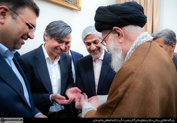 دیدار ملیپوشان فوتسال با مقام معظم رهبری